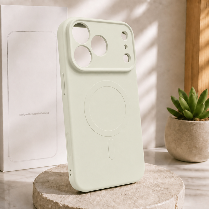MAGSAFE PREMIUM PASTEL iPhone 12 Pro Max - csontfehér