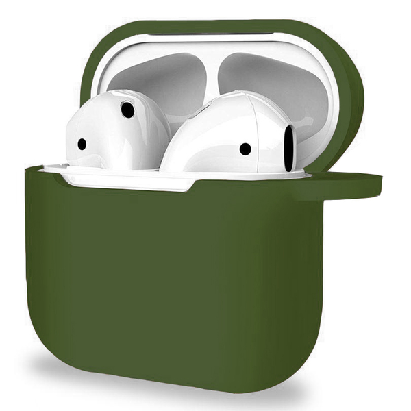 For AirPods Pro / Pro3 szilikon tok - sötétzöld