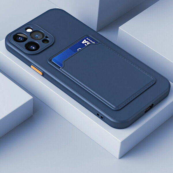 iPhone 13 Pro Card Case - sötétkék