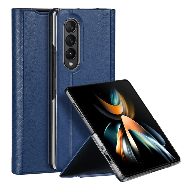 Dux Ducis BRIL Samsung Z Fold4 - sötétkék