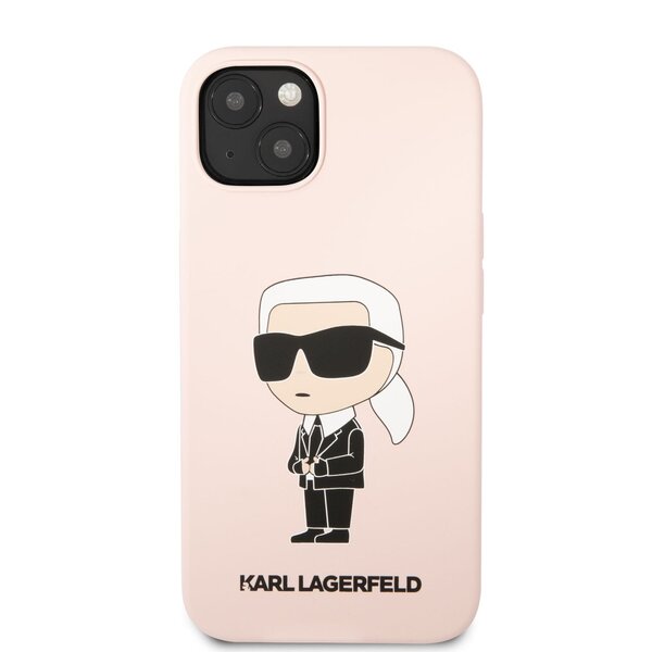 iPhone 14 Pro Karl Lagerfeld Ikonik - LIQUID SILICONE -pink- 636