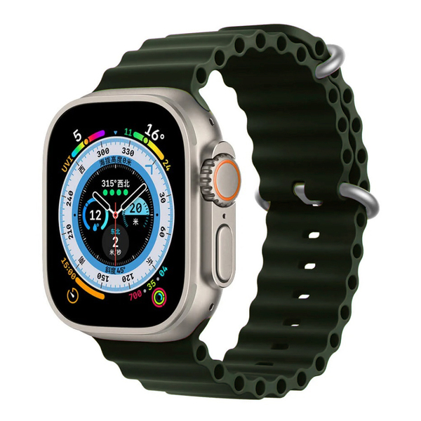 Ocean óraszíj 38 / 40 / 41 mm, sötétzöld, no6