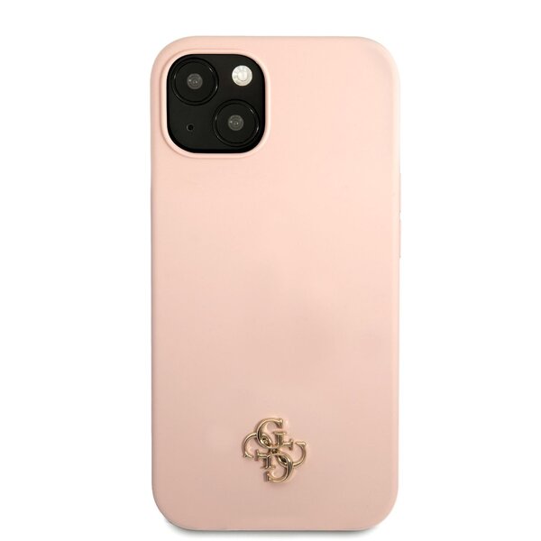 iPhone 13 Pro Guess - 212 - SILICONE LOGO - pink