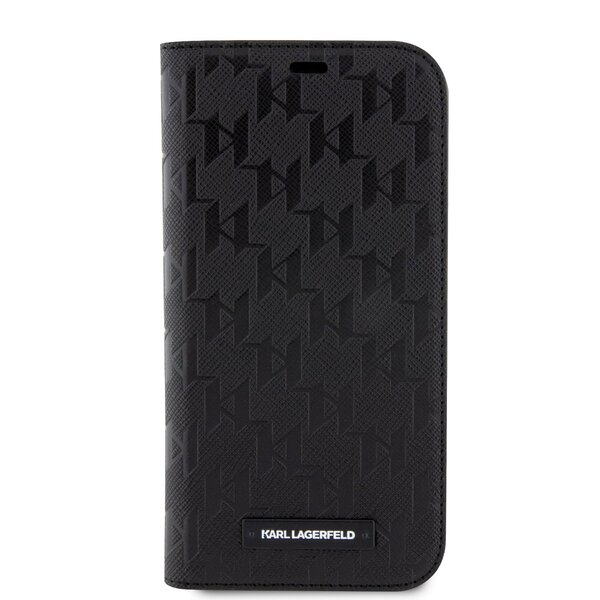 iPhone 12 / 12 Pro Karl Lagerfeld Monogram - SAFFIANO BOOK - 091
