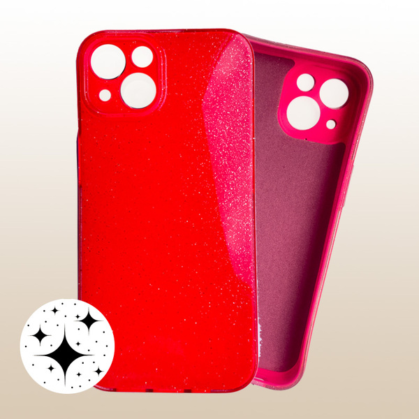 LARTE SHINY iPhone 13 mini - neon pink