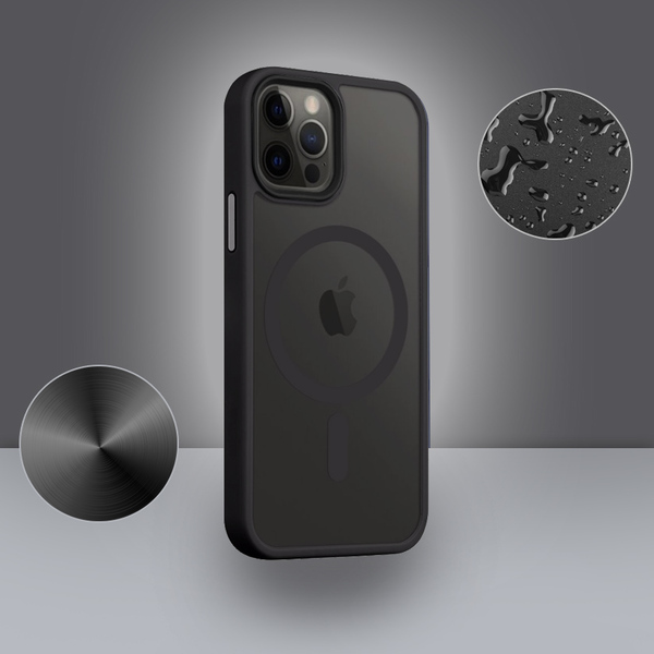 MATTE SILKY PRO iPhone 12 / 12 Pro - fekete