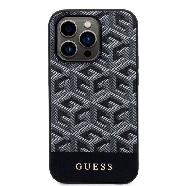 iPhone 15 Guess - 703 - MAGSAFE CUBE - fekete