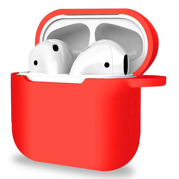 For AirPods 3 szilikon tok - piros