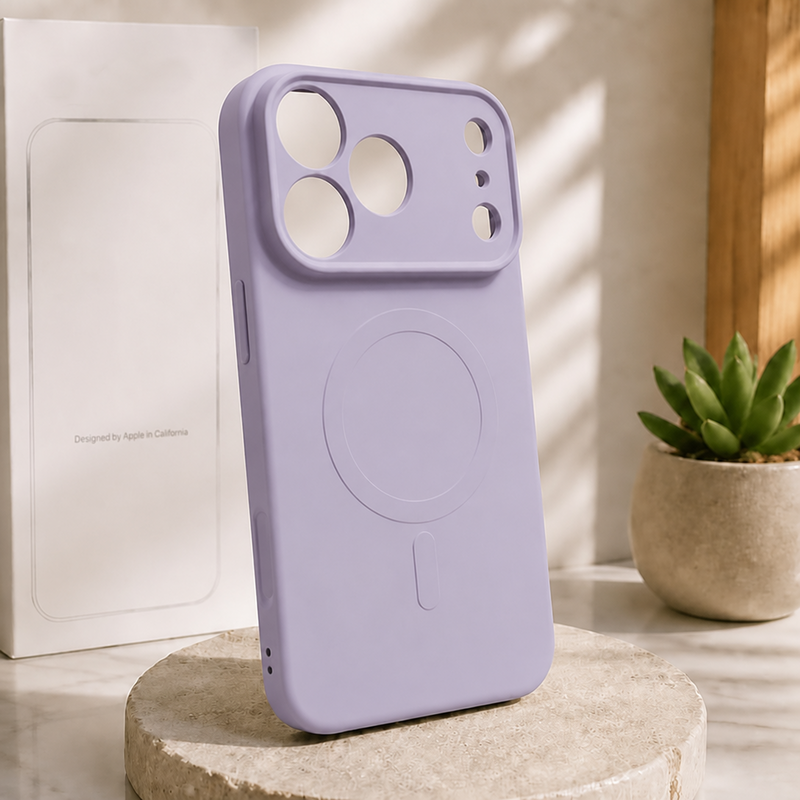 MAGSAFE PREMIUM PASTEL iPhone 15+ - lila