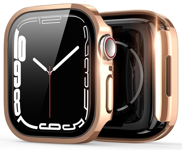 Dux Hamo 41mm 7/8/9 óraszíj + tok, rosegold