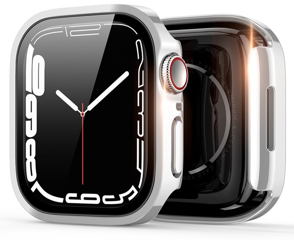 Dux Hamo 41mm 7/8/9 óraszíj + tok, ezüst