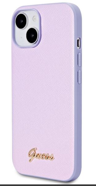 iPhone 15 Pro Max Guess - 950 - LEATHER IRIDESCENT METAL - lila