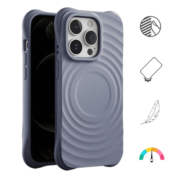 PASTEL WAVE MAGSAFE iPhone 13 / 14 - viharkék