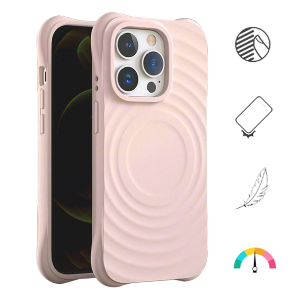 PASTEL WAVE MAGSAFE iPhone 16 - rózsaszín