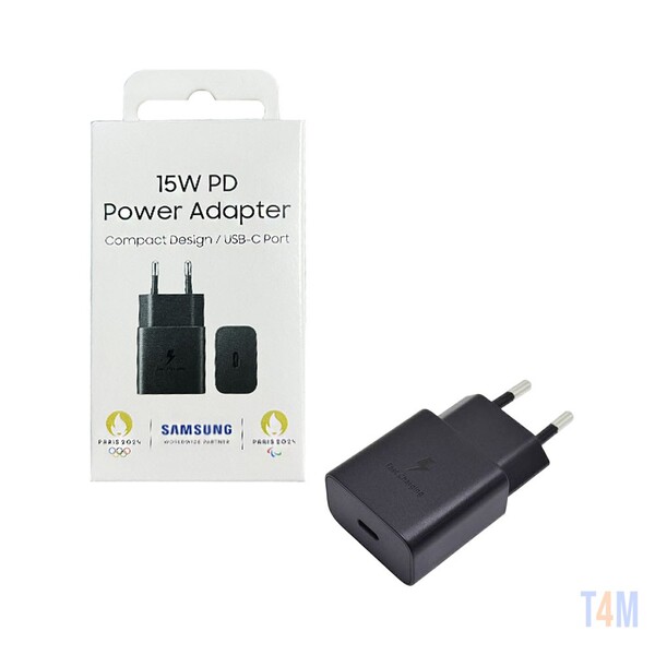 Samsung T1510 15W C adapter bliszteres, fekete