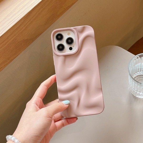 PASTEL WAVE iPhone 15+ - rózsaszín