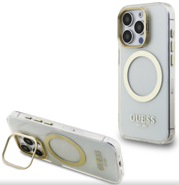 iPhone 15 Pro Guess - 576 - IML OUTLINE MAGSAFE - transparent
