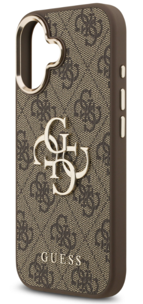 iPhone 17 Air Guess - 929 - PU LEATHER METAL LOGO GOLD FRAME- ba