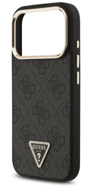iPhone 17 Air Guess - 960 - PU LEATHER STRASS TRIANGLE MAGSAFE -