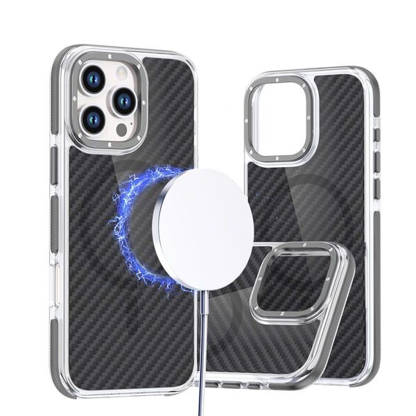 MAGSAFE CARBON iPhone 15 Pro - szürke