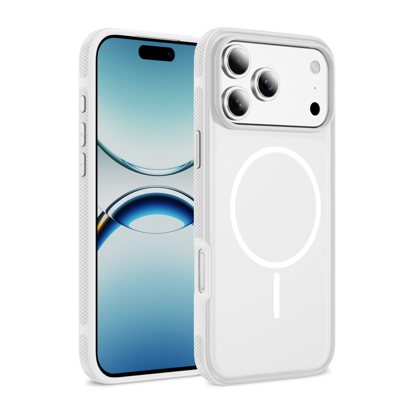 PASTEL MATTE iPhone 17 clear + white