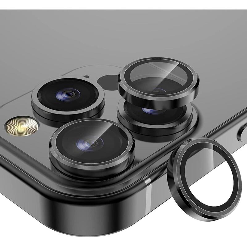 Samsung A57 5G metal kamera lencse üvegfólia - fekete