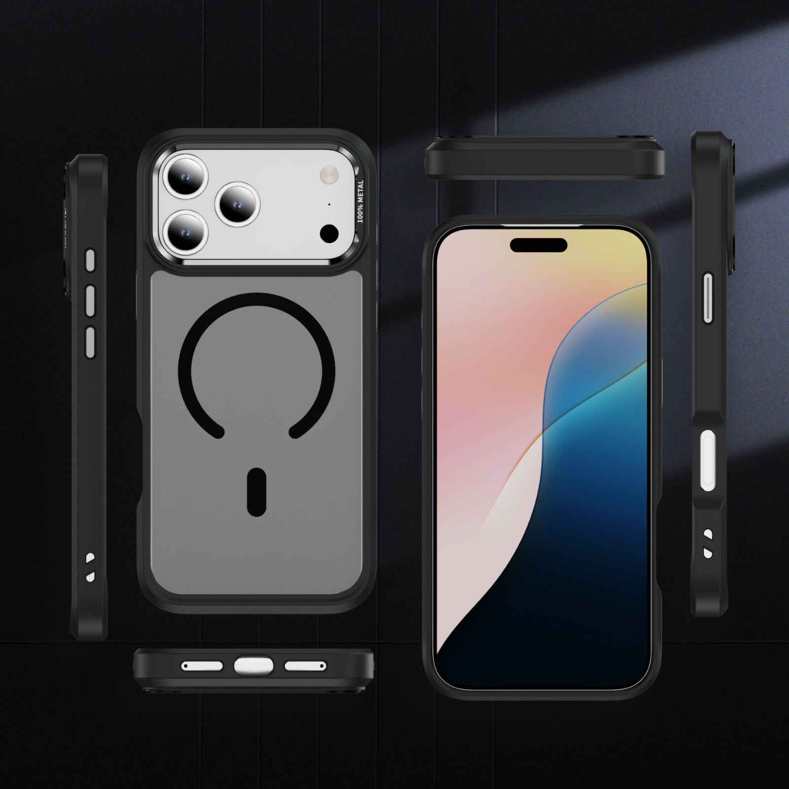 NEW MATTE SILKY PRO iPhone 15 - fekete