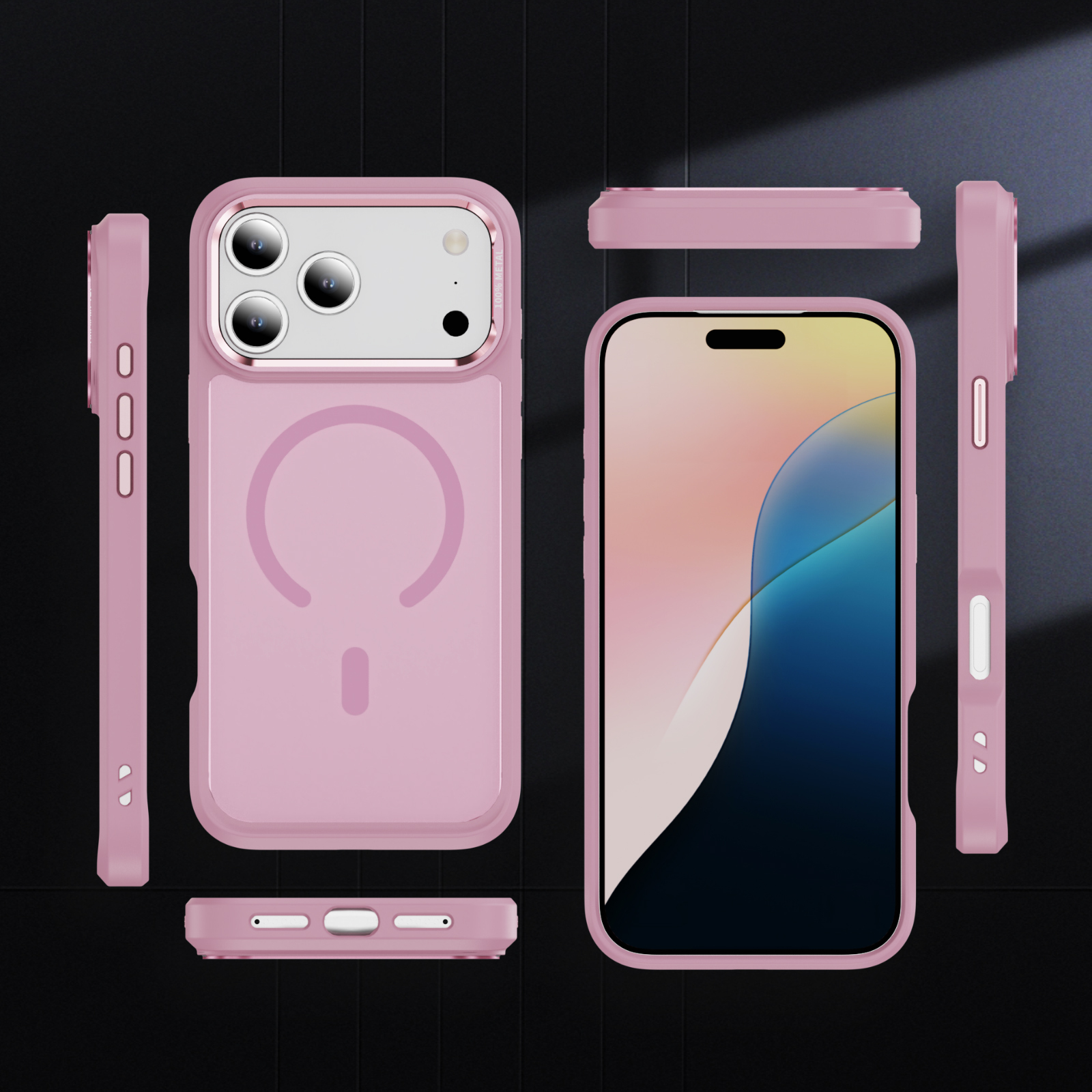 NEW MATTE SILKY PRO iPhone 15 Pro - rózsaszín