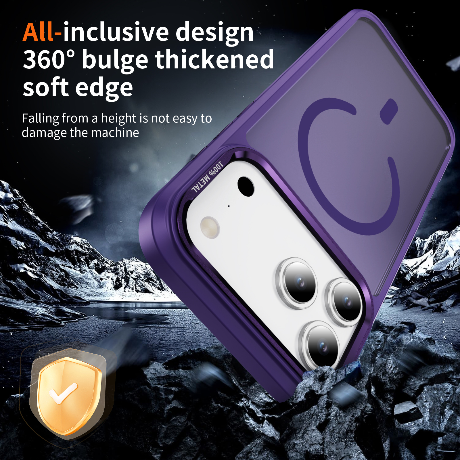 NEW MATTE SILKY PRO iPhone 16 - lila