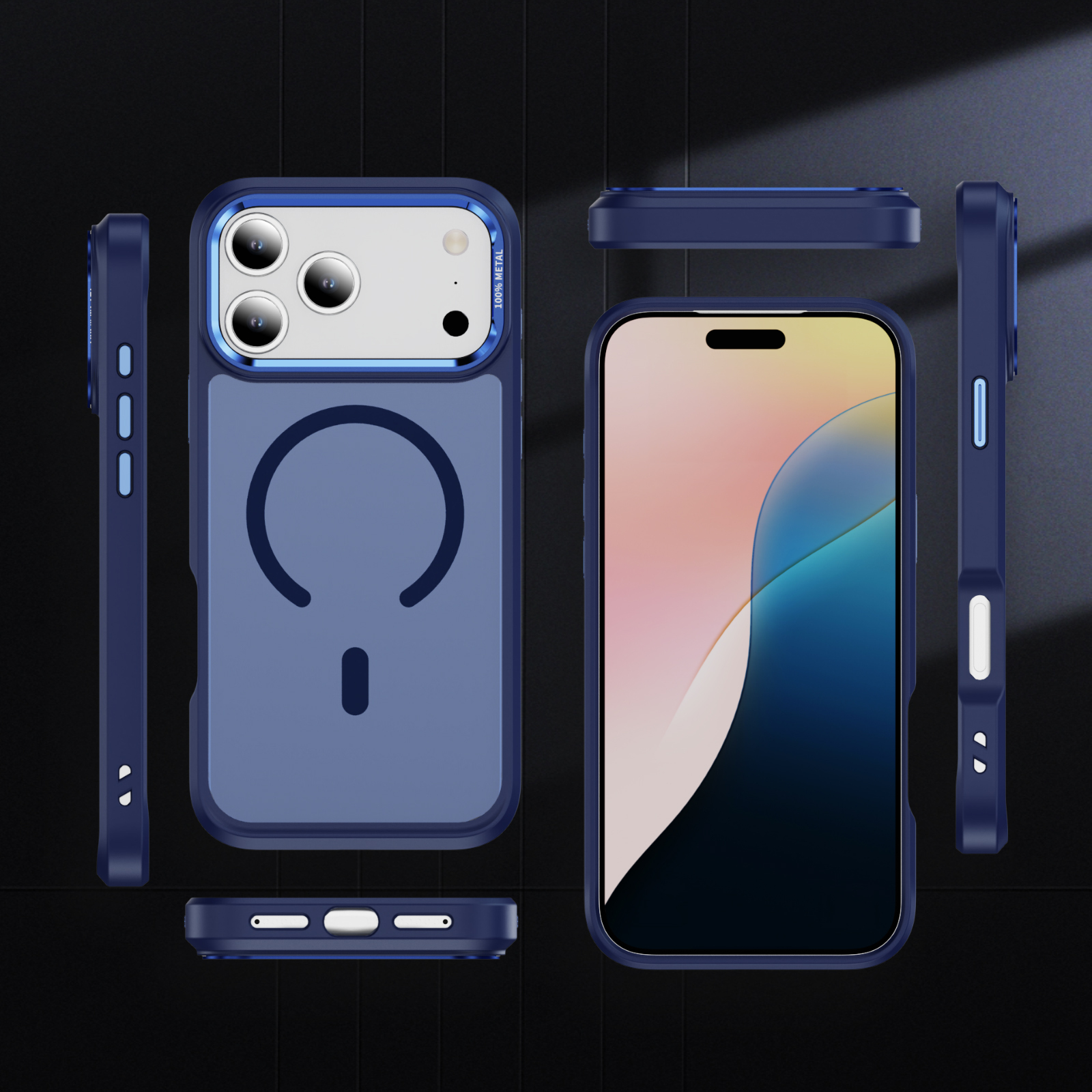 NEW MATTE SILKY PRO iPhone 17 - kék